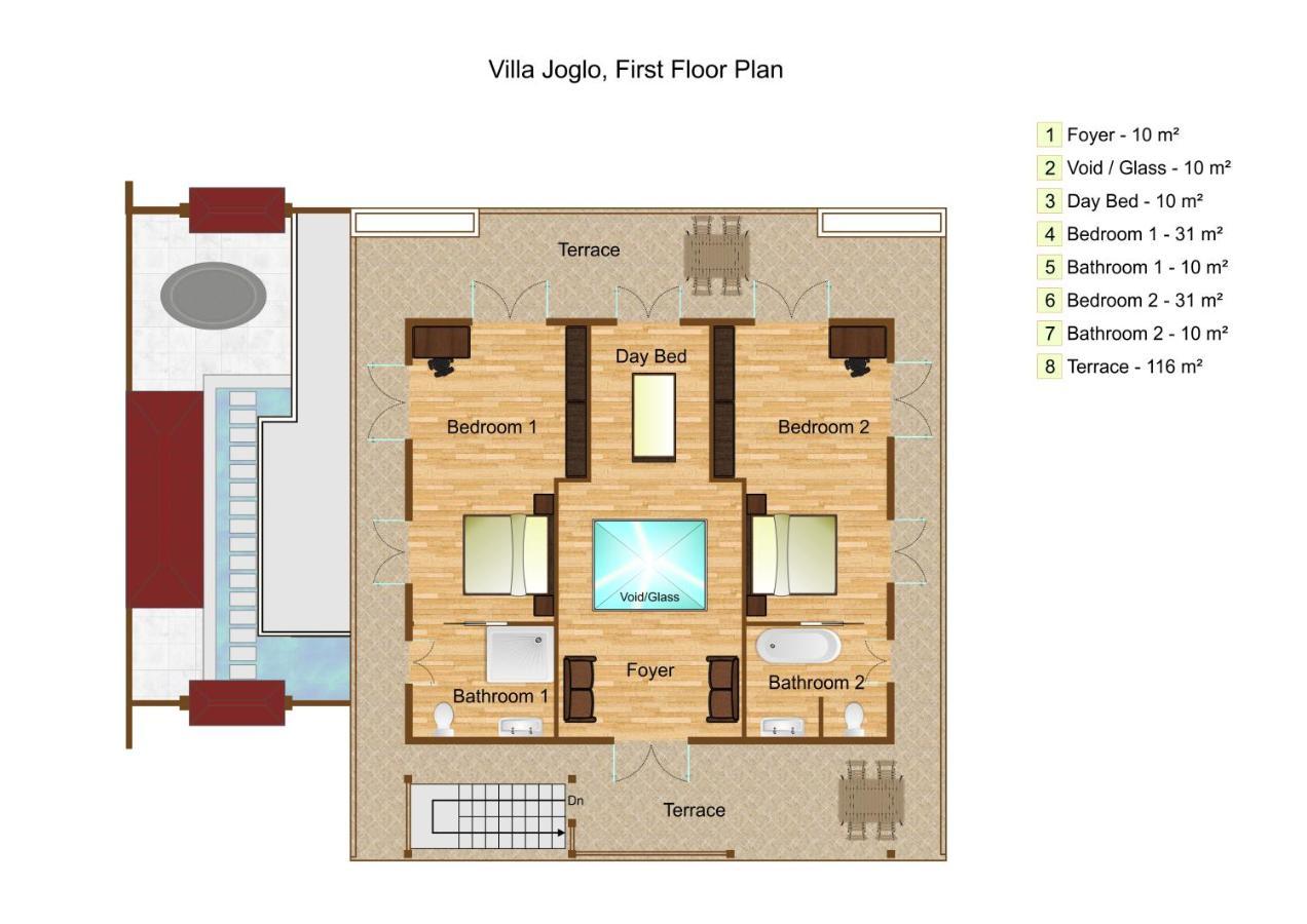 Citakara Sari Villas Candidasa Exterior foto